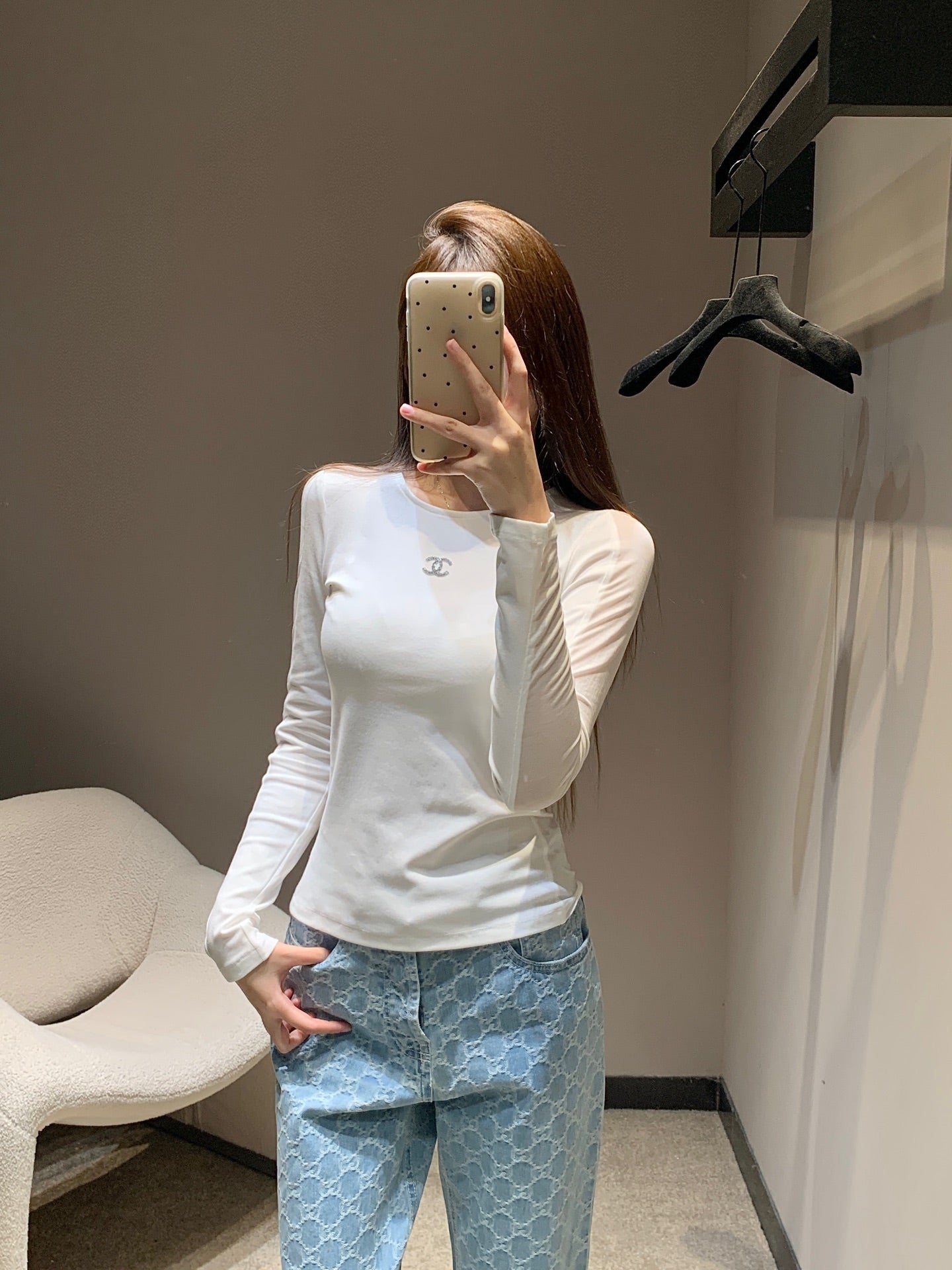 Chan 25fw logo T-shirt