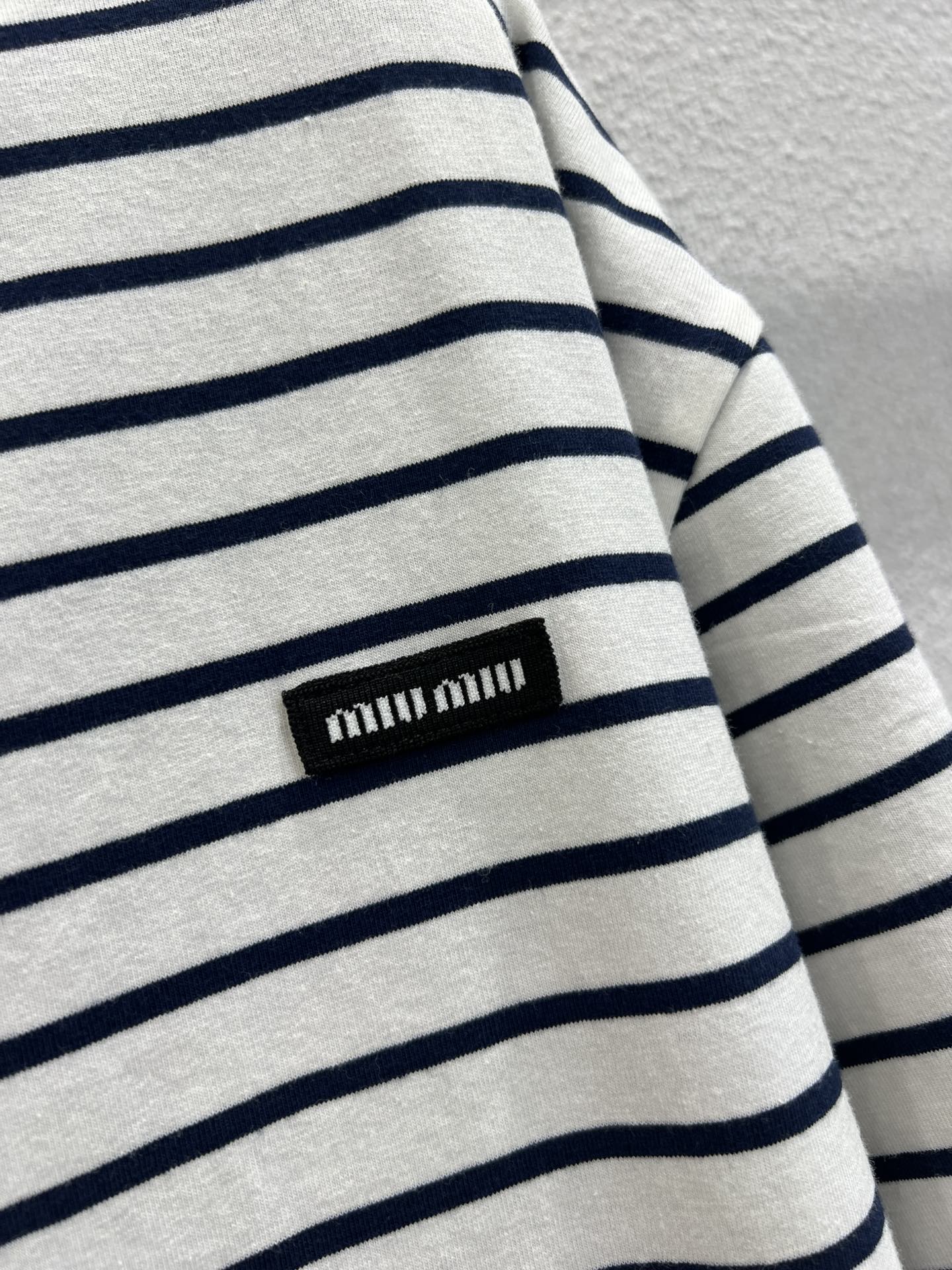 Miu 25ss striped T-shirt