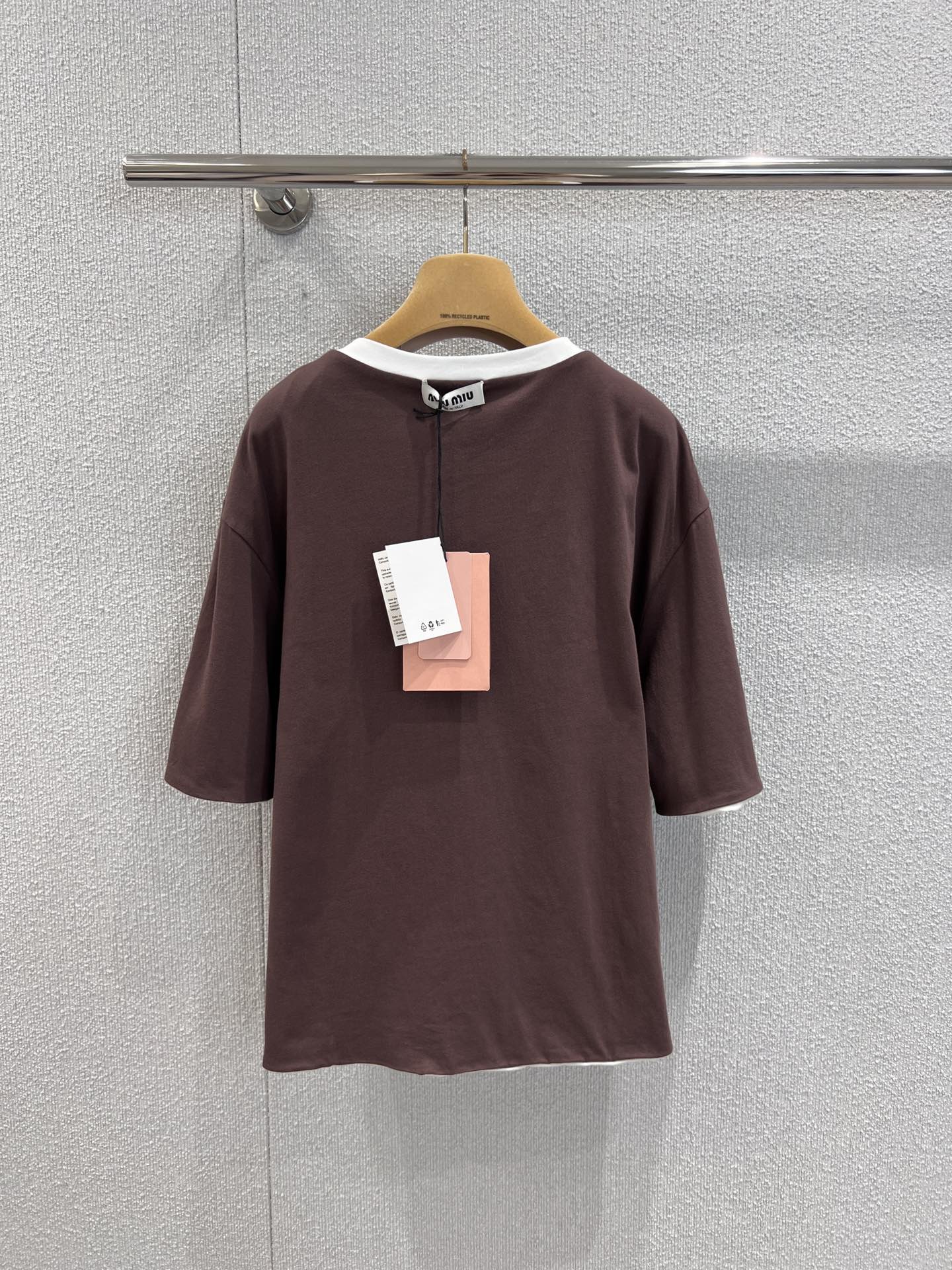 Miu 25ss striped T-shirt