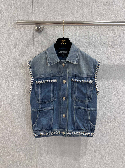 Chan 25fw denim vest