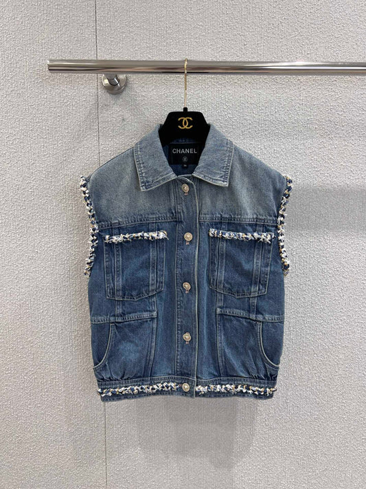 Chan 25fw denim vest