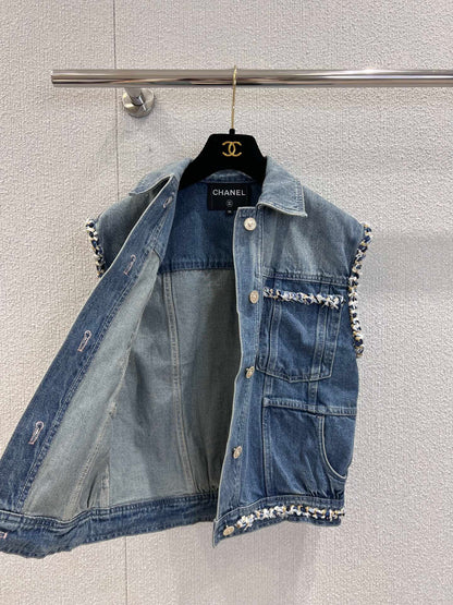 Chan 25fw denim vest