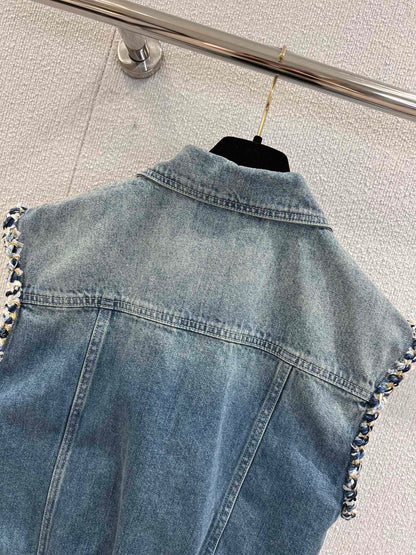 Chan 25fw denim vest