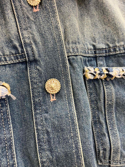 Chan 25fw denim vest