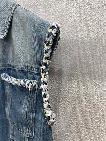 Chan 25fw denim vest
