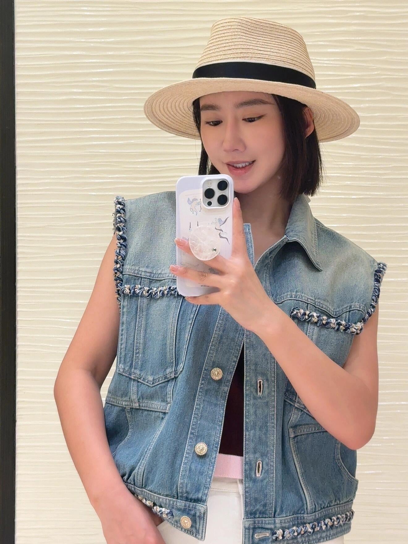 Chan 25fw denim vest