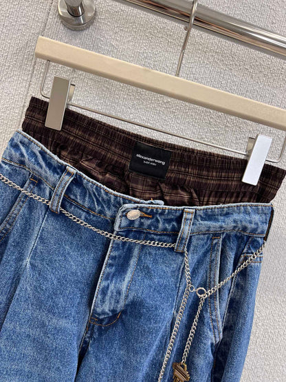 Alex 25fw patch jeans