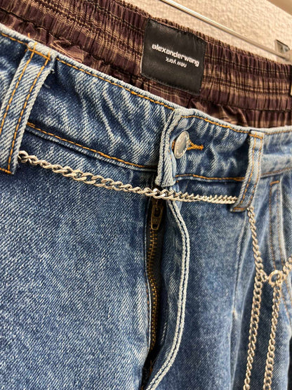 Alex 25fw patch jeans