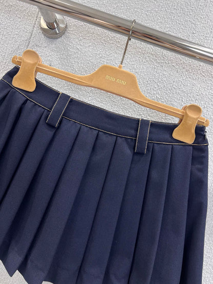 Miu 25ss pleated skirt