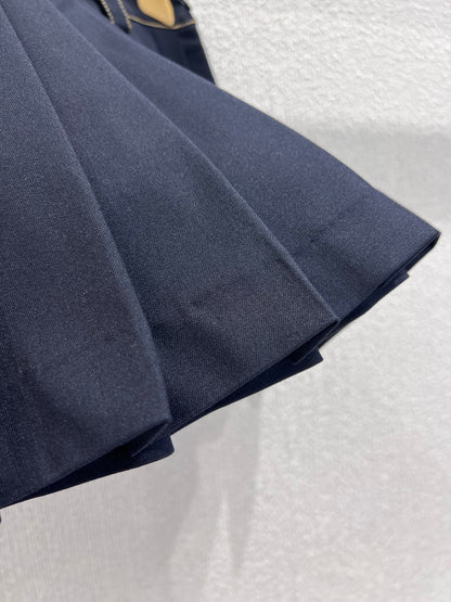 Miu 25ss pleated skirt