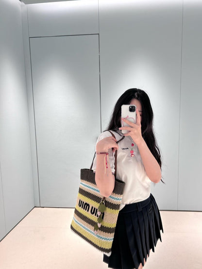 Miu 25ss pleated skirt