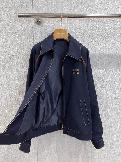Miu 25fw embroidered jacket