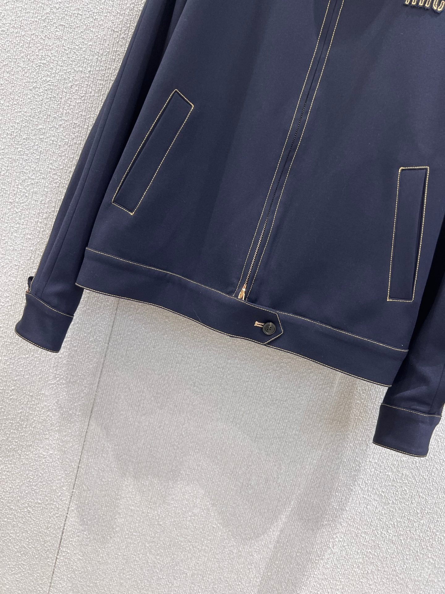 Miu 25fw embroidered jacket