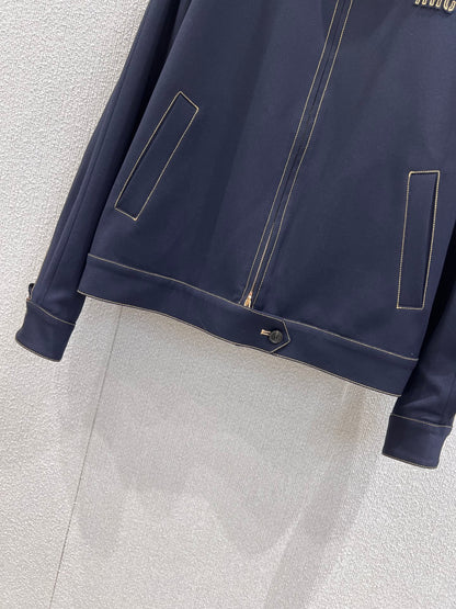 Miu 25fw embroidered jacket