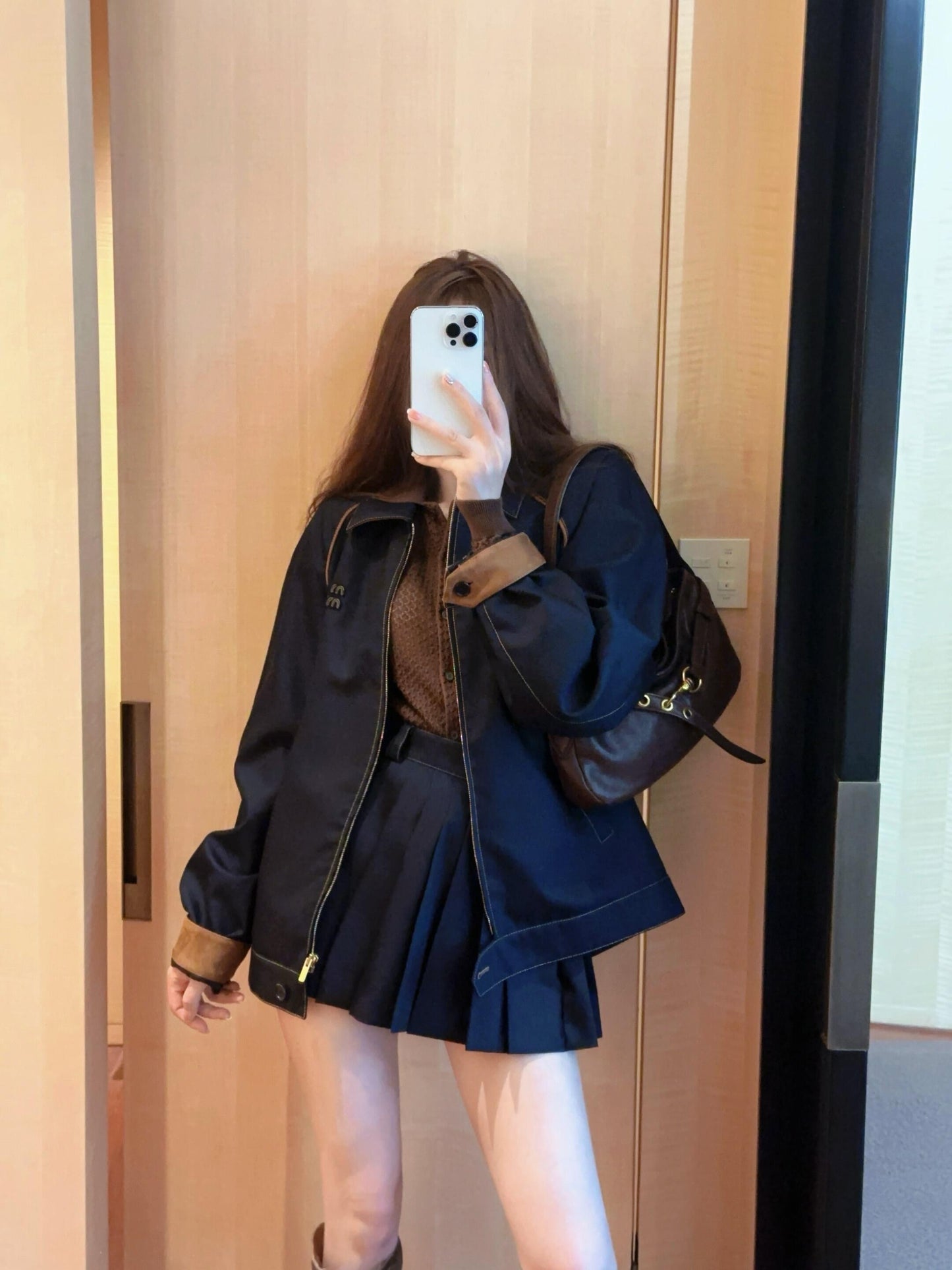 Miu 25fw embroidered jacket