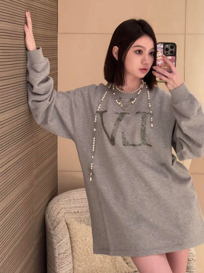 1ou 25fw long sweatshirt
