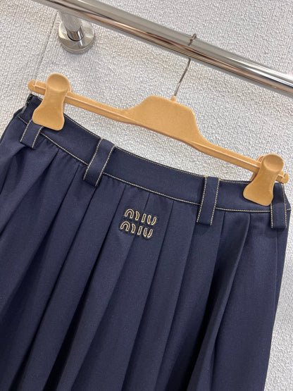 Miu 25fw pleated skirt