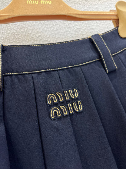 Miu 25fw pleated skirt