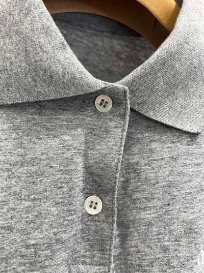 Miu 25fw long-sleeved polo shirt