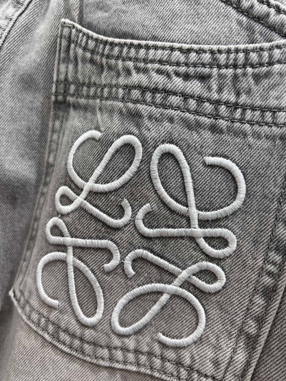 Loe 25ss embroidered jeans