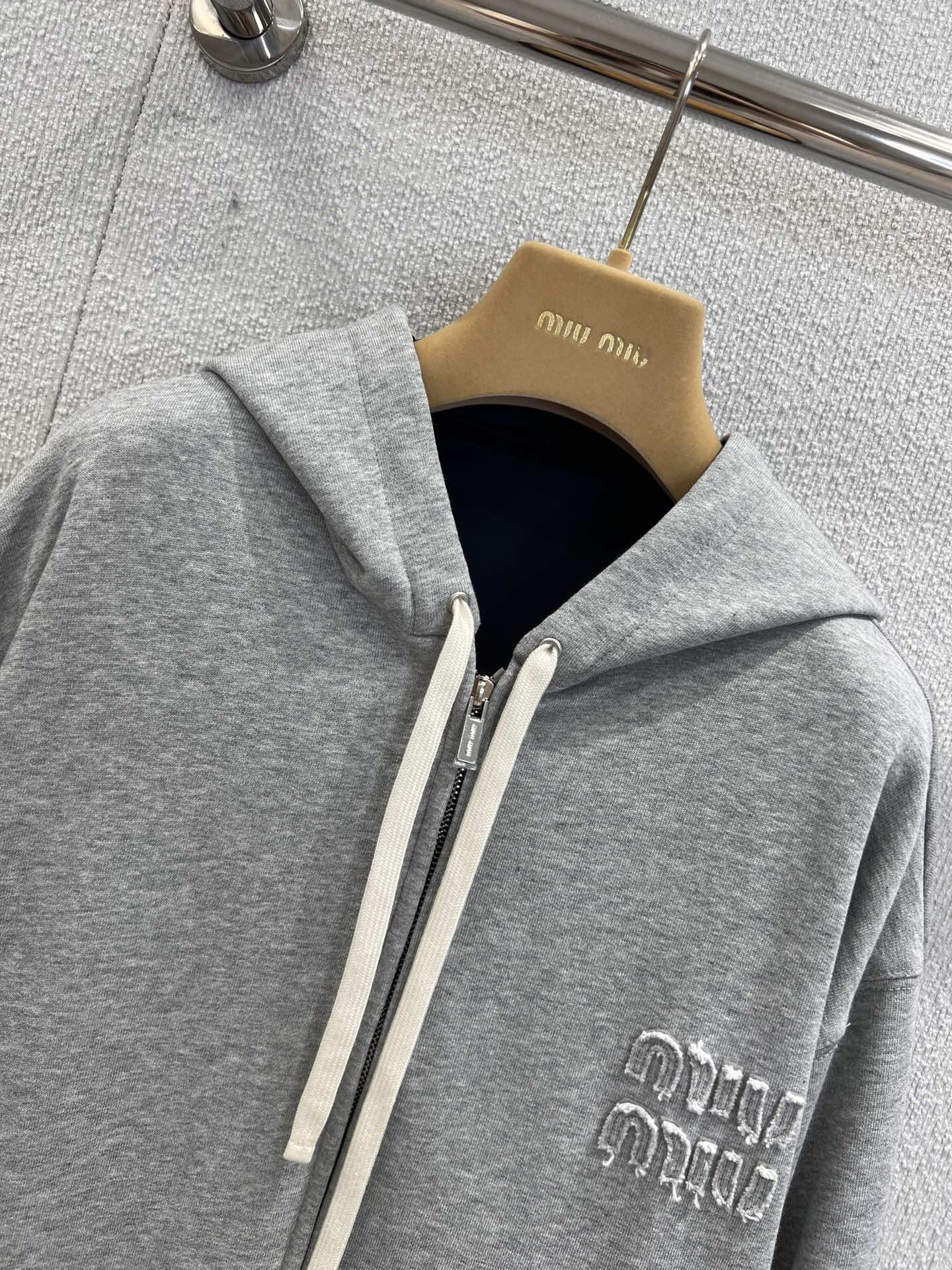 Miu 25fw embroidered jacket
