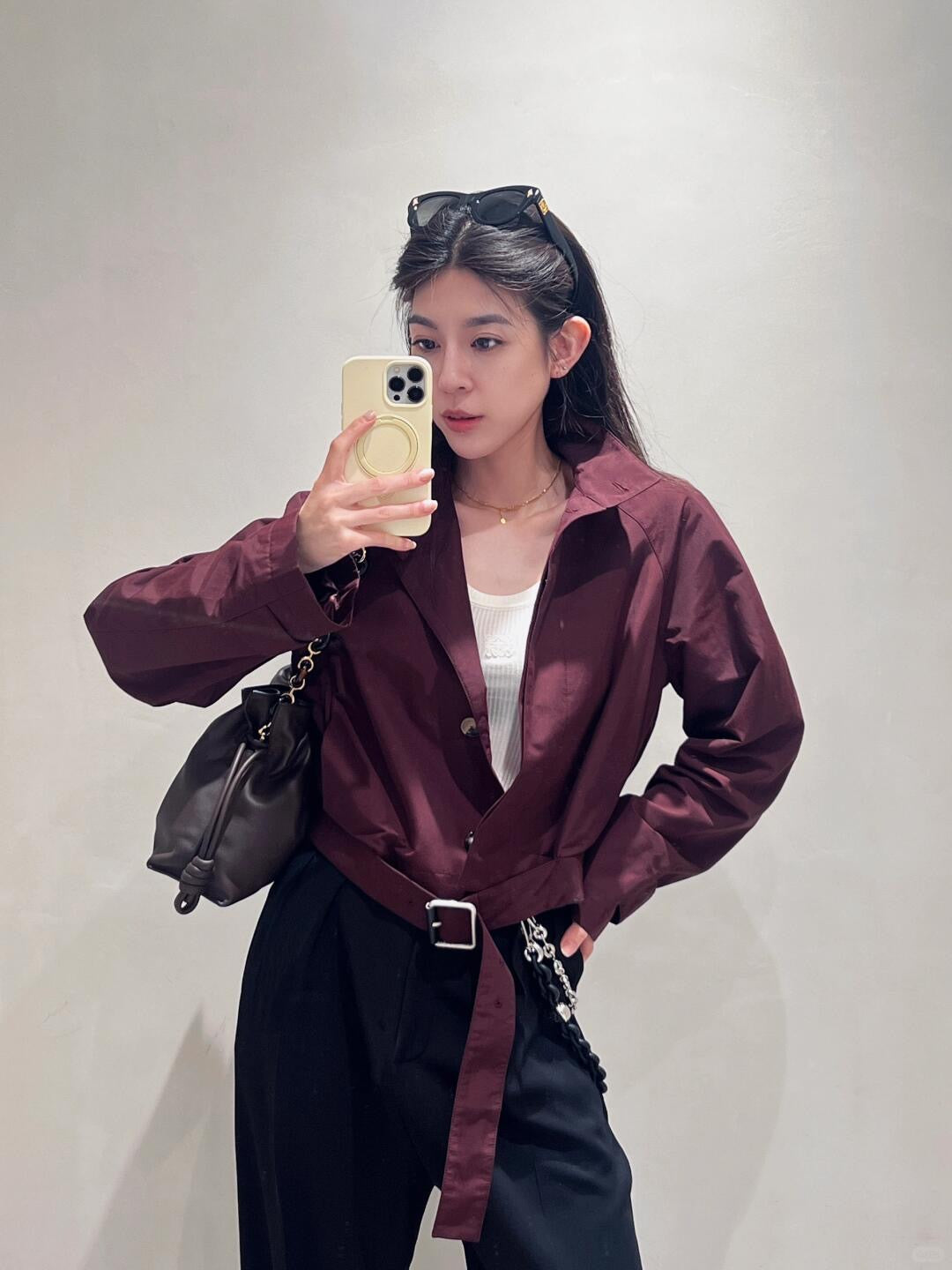 Loe 25fw trench coat