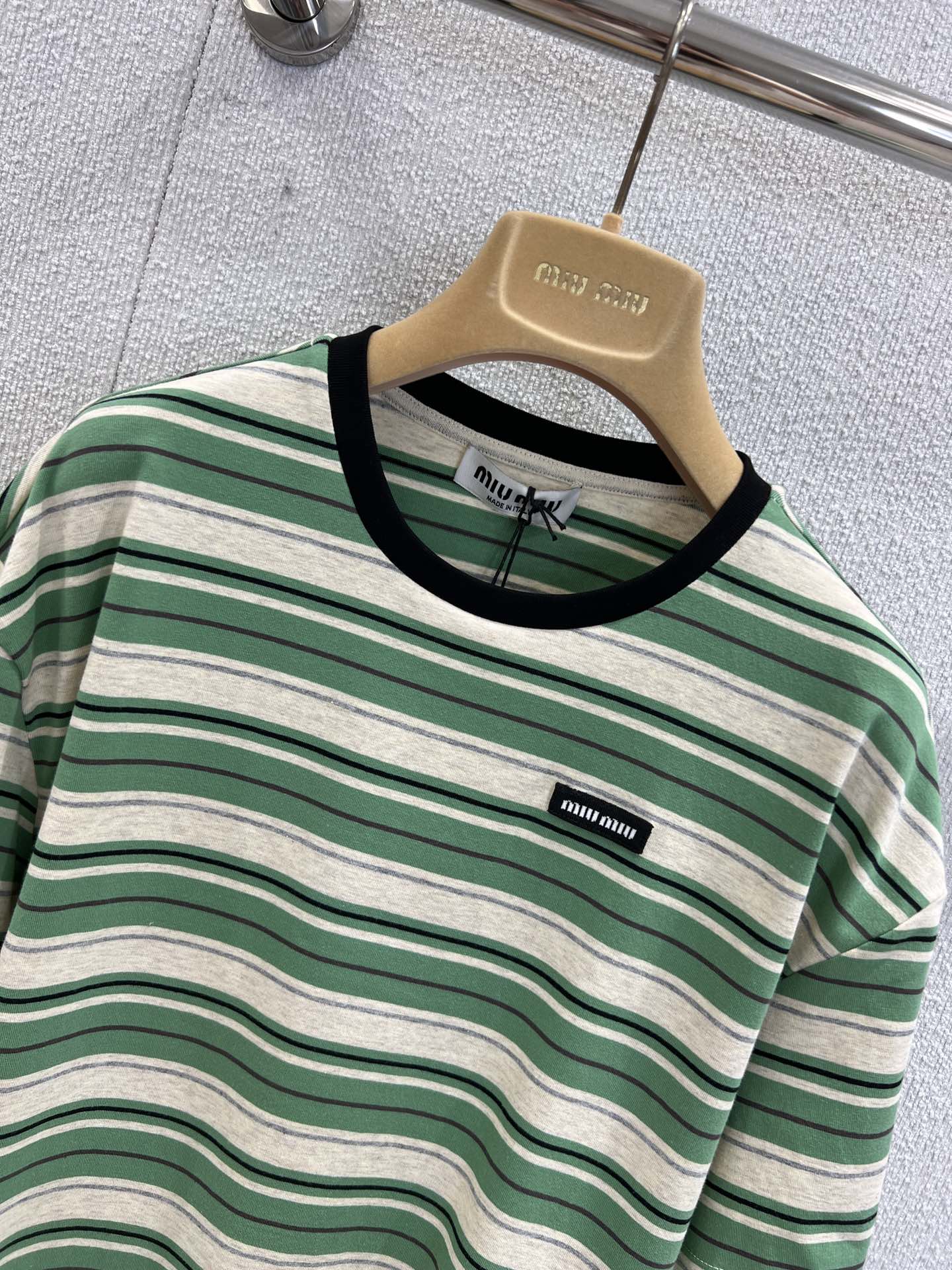 Miu 25ss short-sleeved T-shirt