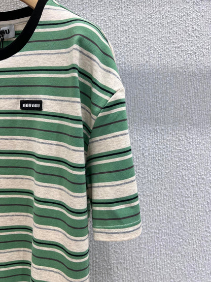 Miu 25ss short-sleeved T-shirt