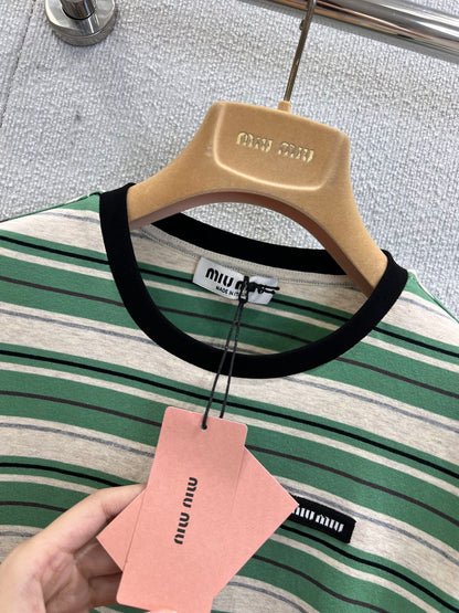 Miu 25ss short-sleeved T-shirt