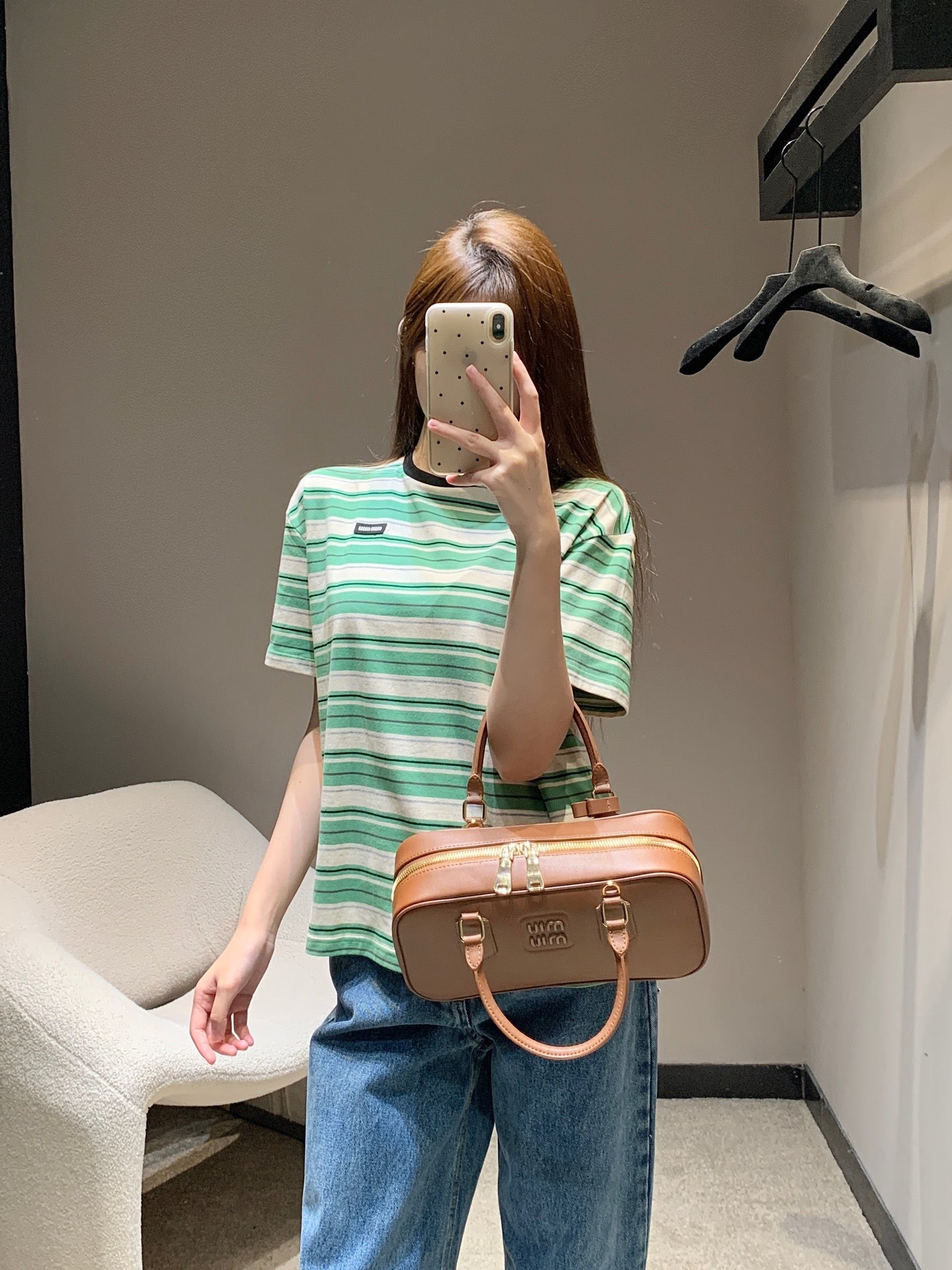 Miu 25ss short-sleeved T-shirt