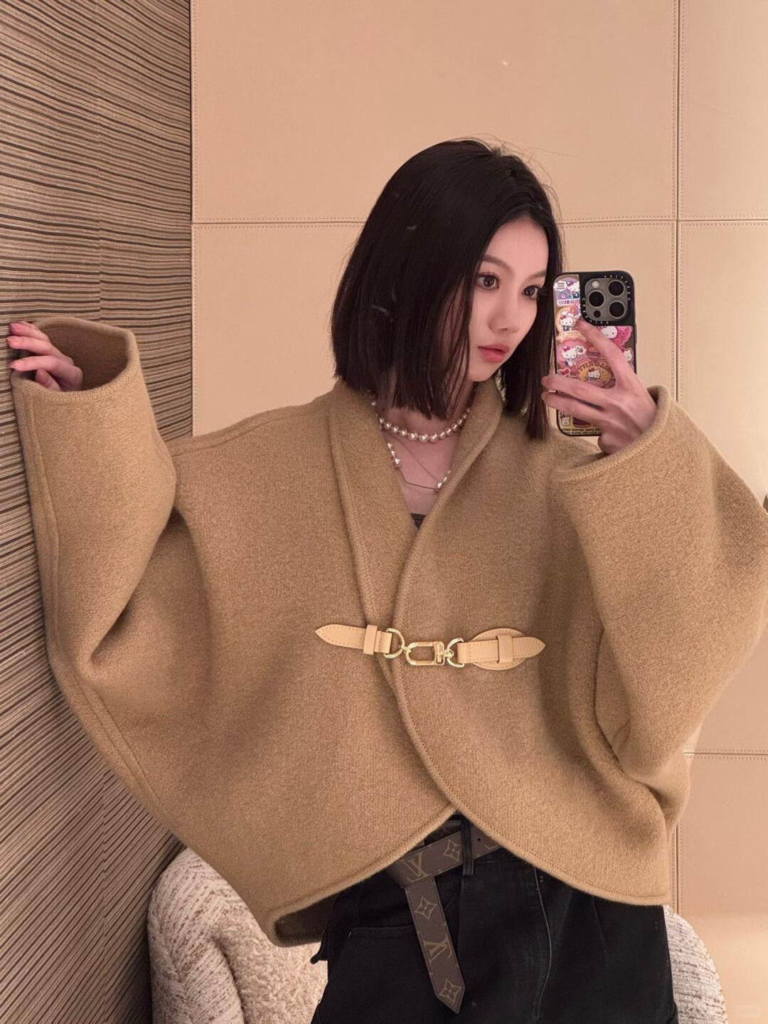 1ou 24fw wool coat