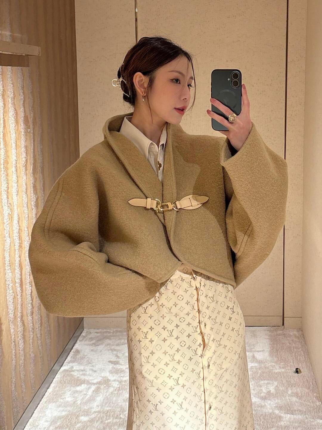 1ou 24fw wool coat