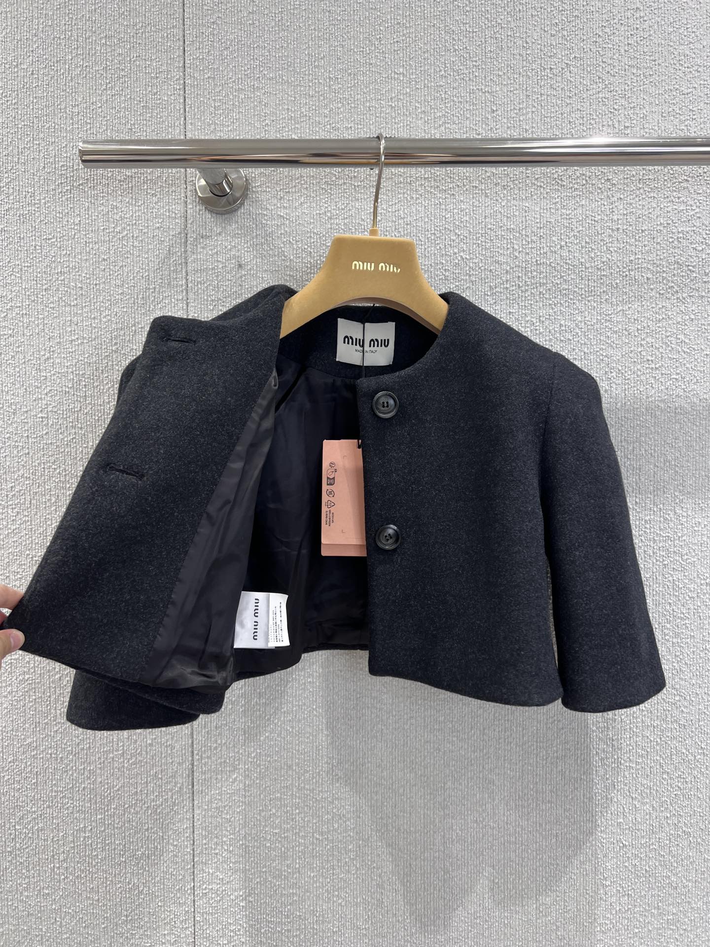 Miu 25fw wool suit