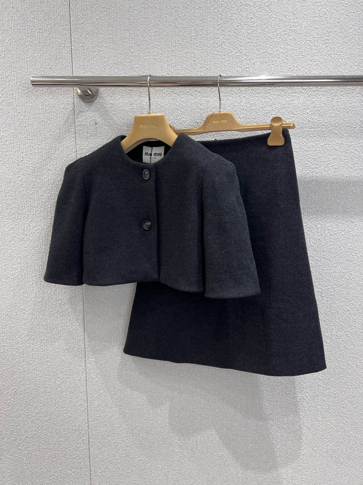 Miu 25fw wool suit