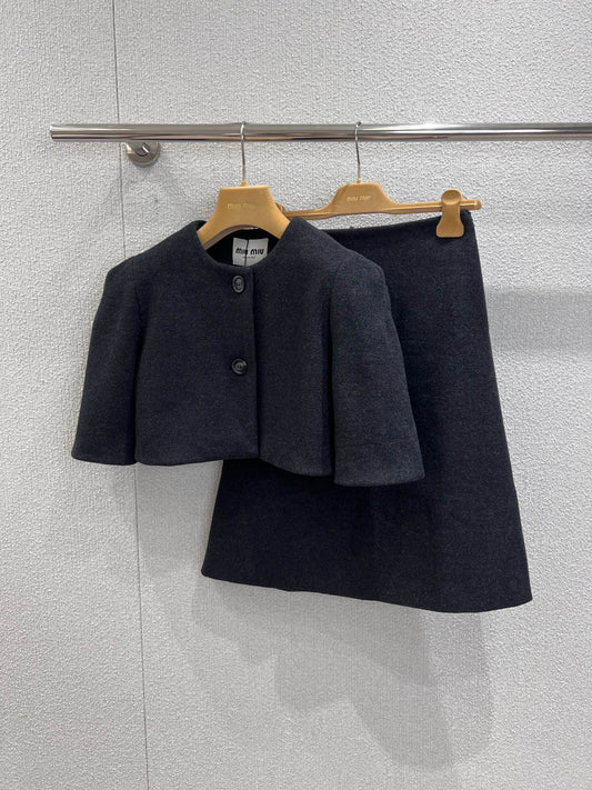 Miu 25fw wool suit
