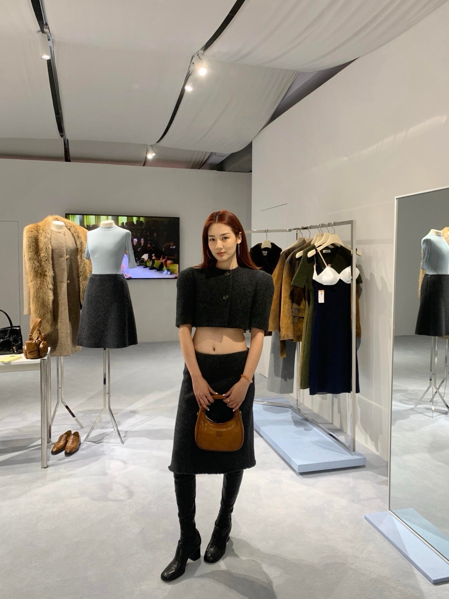 Miu 25fw wool suit