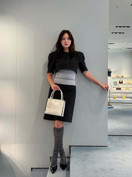 Miu 25fw wool suit