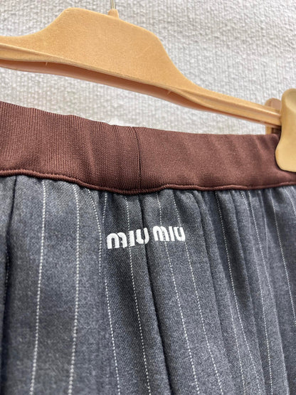 Miu 25fw pleated skirt