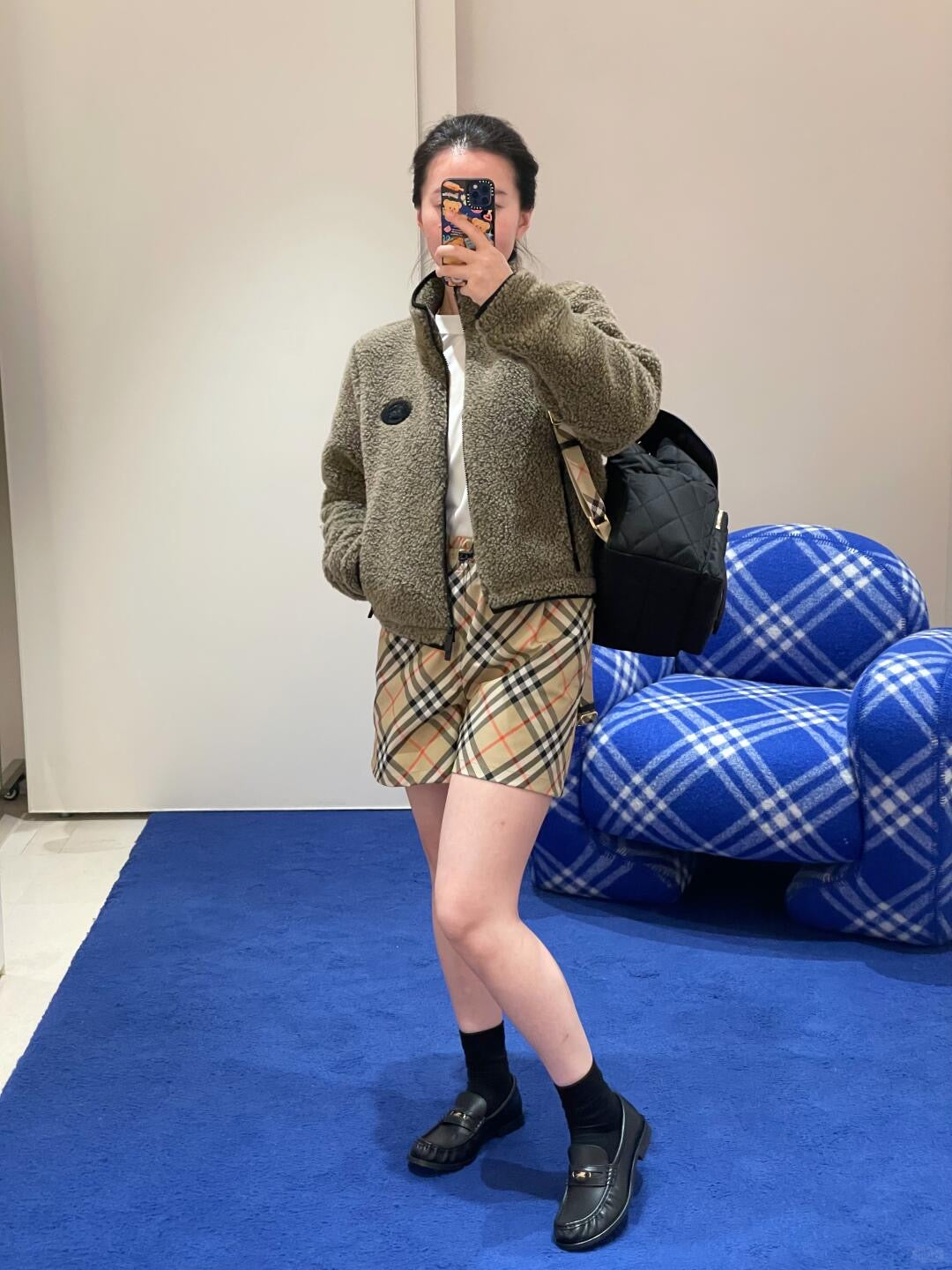 Bur 25fw fleece jacket