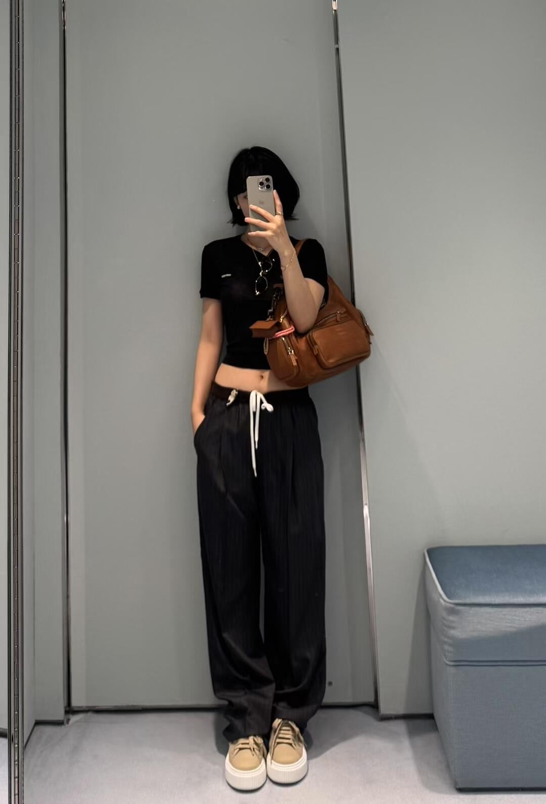 Miu 25fw trousers