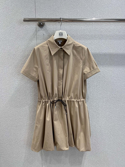 Loe 25ss drawstring dress