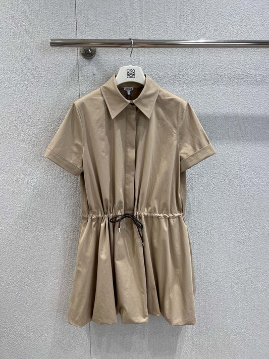 Loe 25ss drawstring dress
