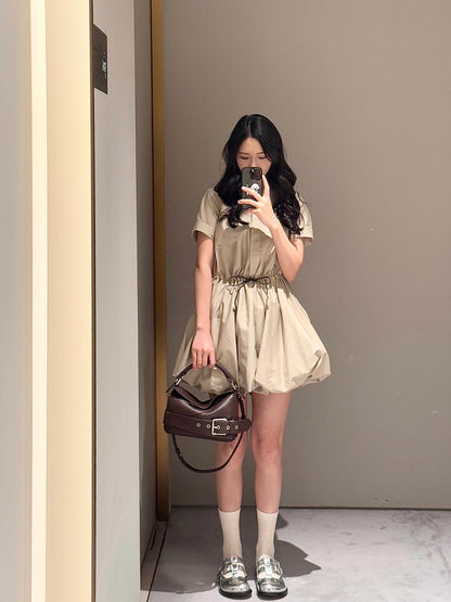 Loe 25ss drawstring dress
