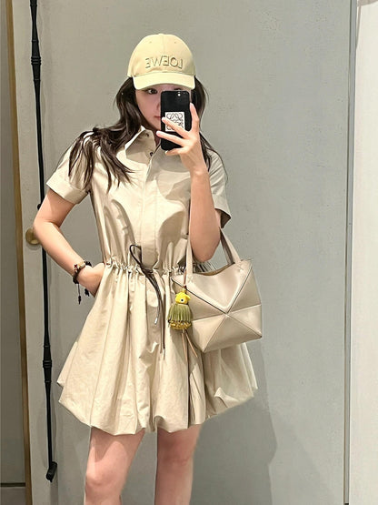 Loe 25ss drawstring dress