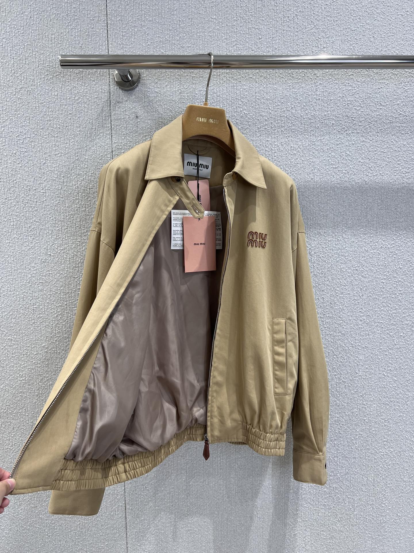 Miu 25fw jacket