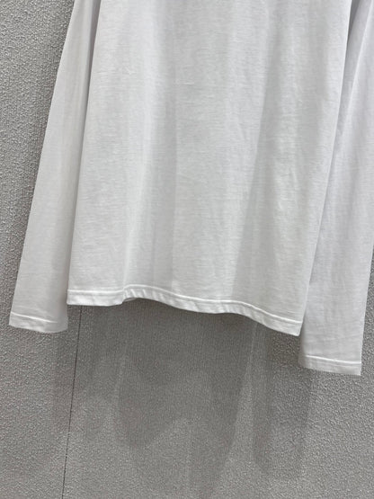 1ou 25fw embossed T-shirt