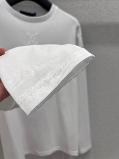 1ou 25fw embossed T-shirt