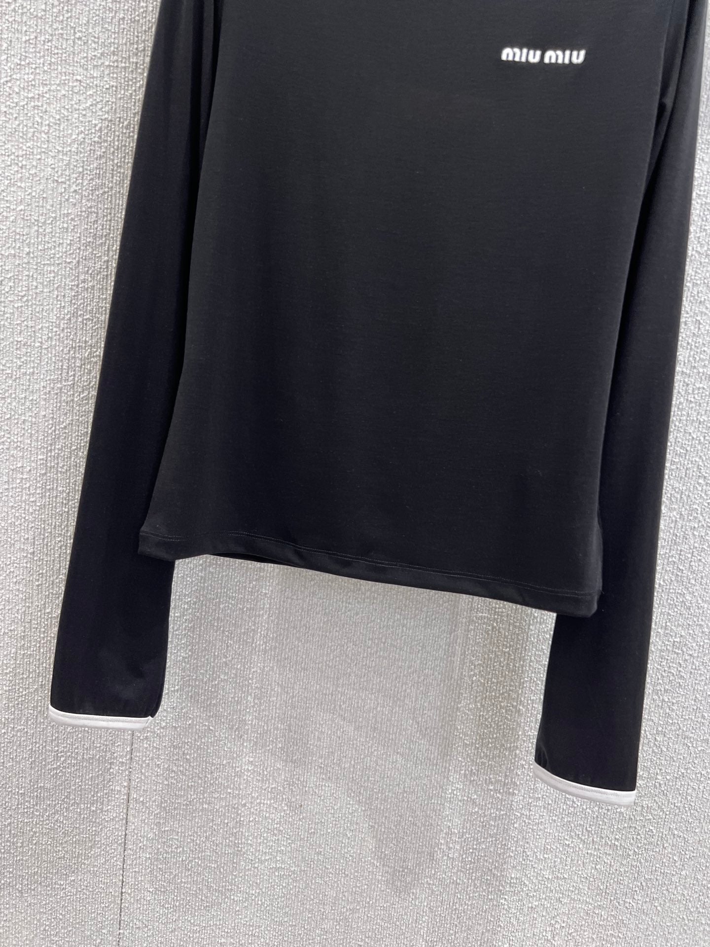 Miu 25fw embroidered T-shirt
