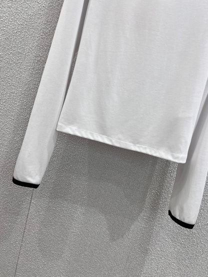 Miu 25fw embroidered T-shirt