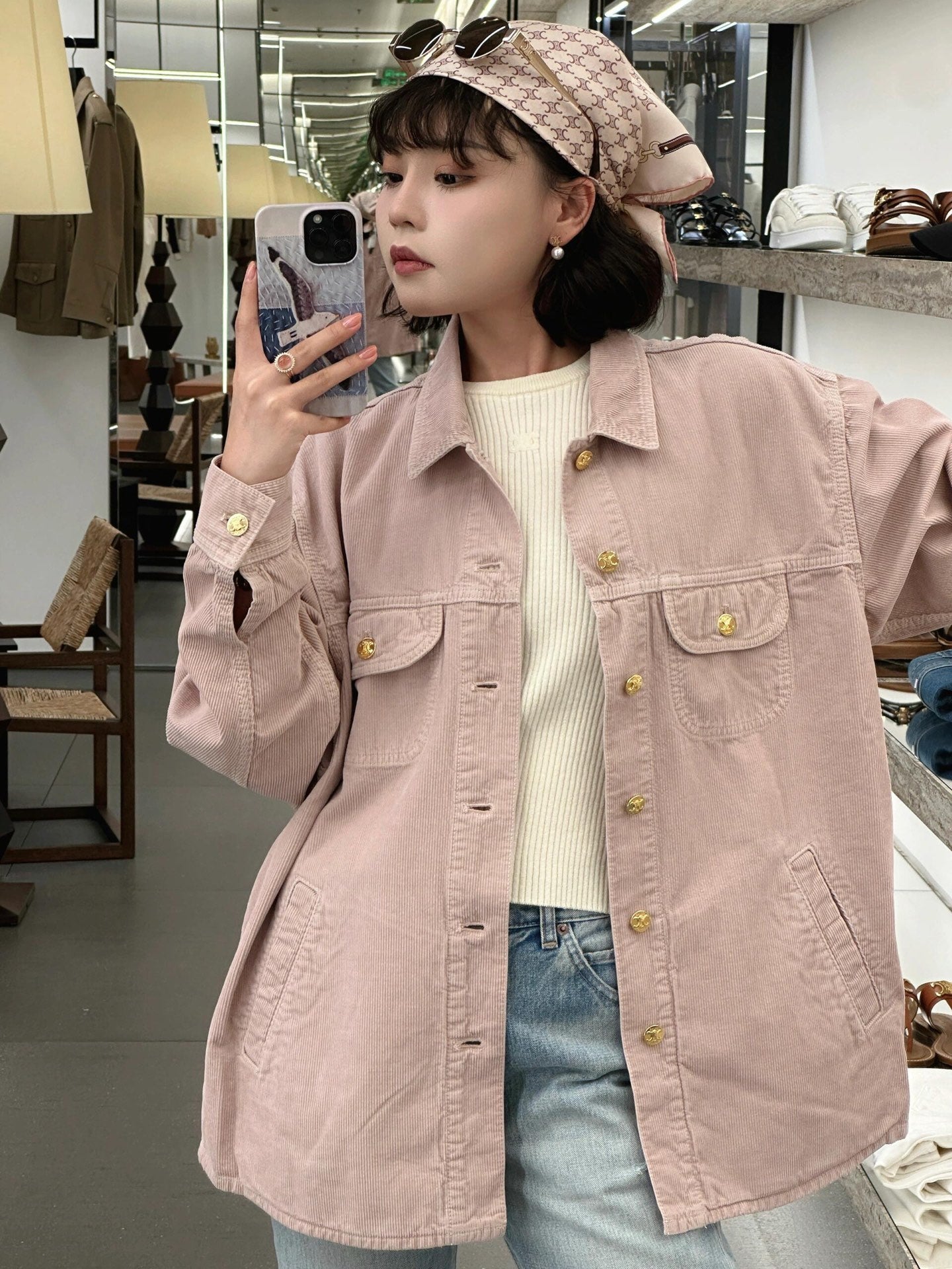 Cel 25fw lapel jacket
